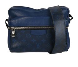 Outdoor Messenger Bag, Canvas, Blue, FO0250, 2*